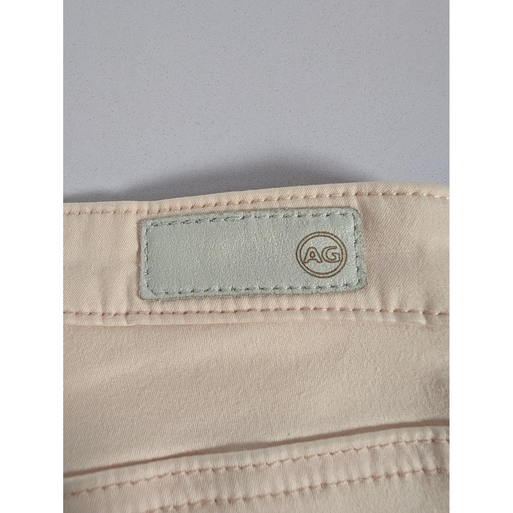 AG Adriano Goldschmied The Prima Crop Jeans Womens 29 Pink Mid Rise Stretch USA - Picture 7 of 14
